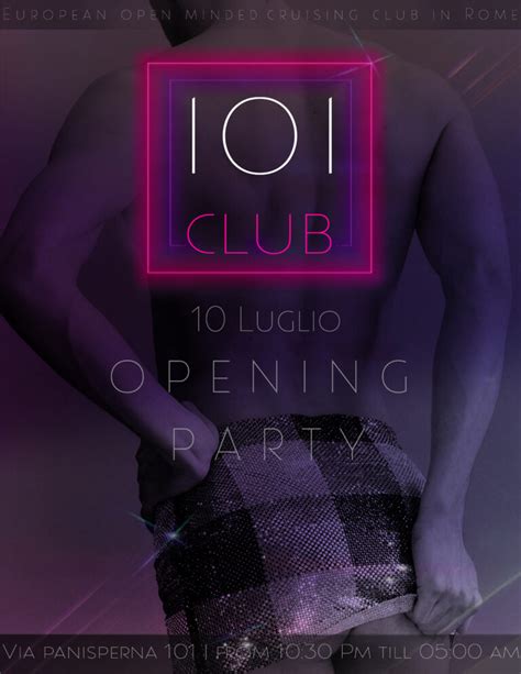 101 Roma Club • Club gay Roma